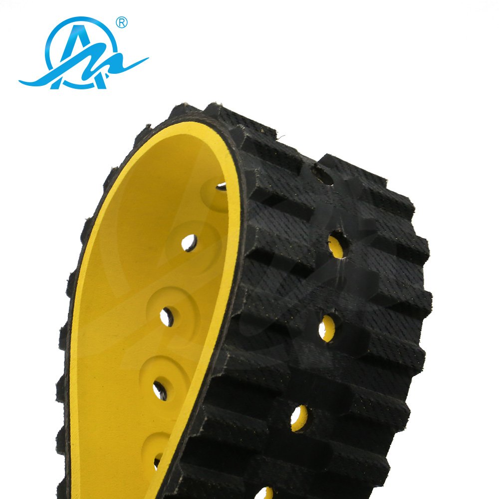 vacuum rubber belt seamless rubber transmission belt with punching hole
