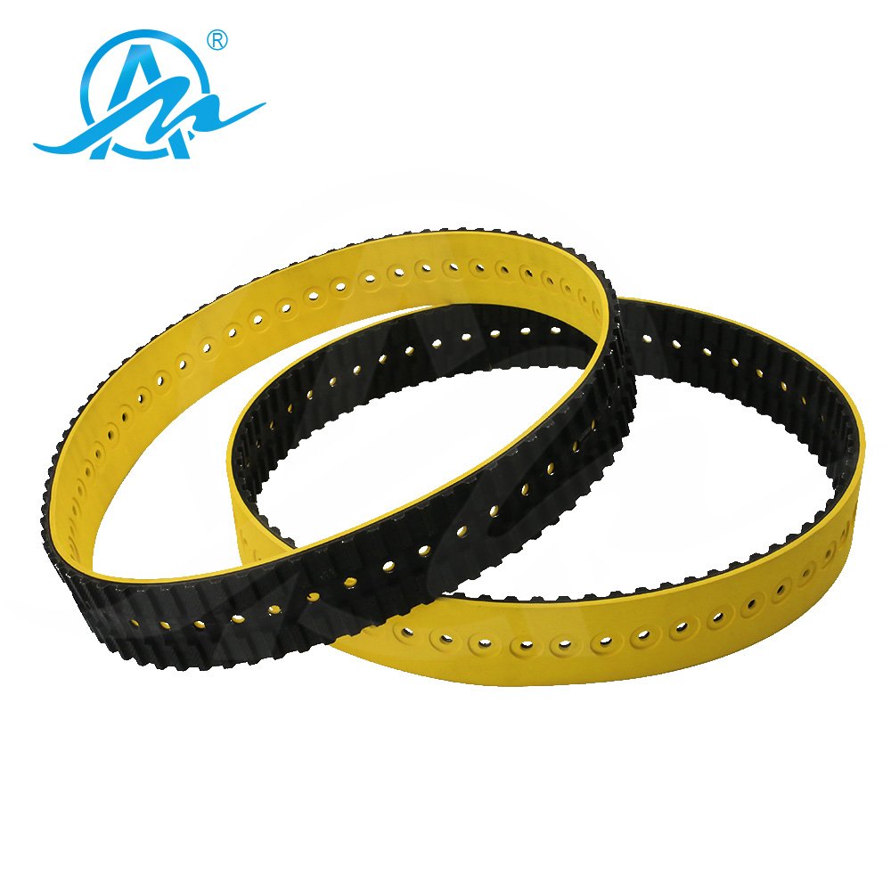 vacuum rubber belt seamless rubber transmission belt with punching hole