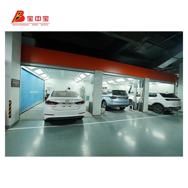 Automotive Production Line Car Body Treatment Painting and Baking Line for Auto Workshop