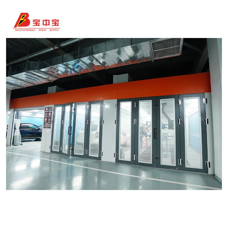 Automotive Production Line Car Body Treatment Painting and Baking Line for Auto Workshop