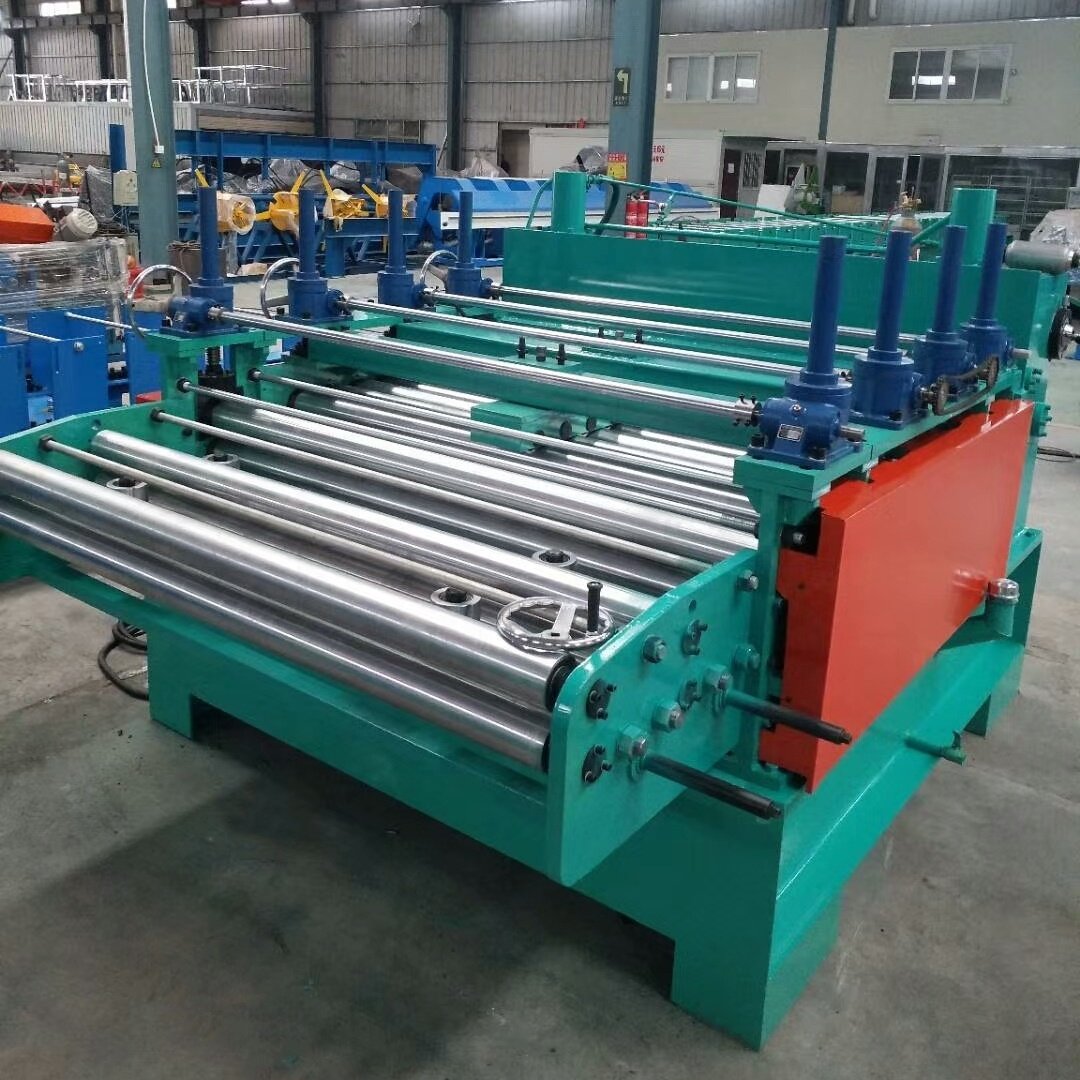 Straightening Machine Simple Cut to Length Line for Steel Coils with 12 Tons Hydraulic Decoiler