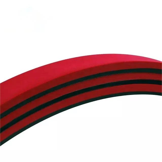 High Strength Red Rubber Coating Industrial Transmission Flat Belt