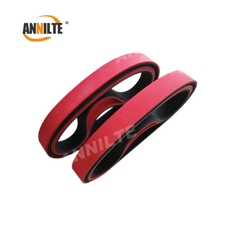 Annilte Industry Transmission Ribbed Belt Poly V Belts Multi PL PK Belt for pulling equipment
