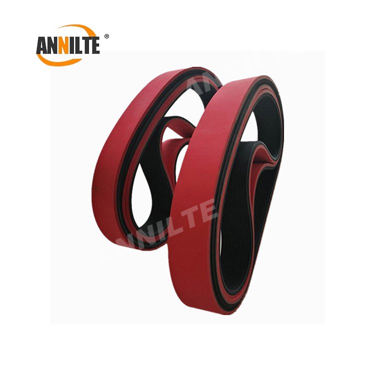 Annilte Industry Transmission Ribbed Belt Poly V Belts Multi PL PK Belt for pulling equipment