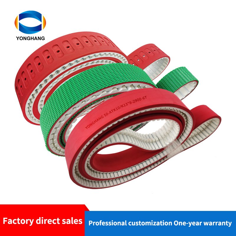 Yonghangbelt 10 year production experience polyurethane rubber coating power transmission pu timing belts