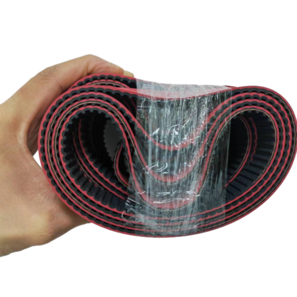 T10-560 610 Green Glue Rubber Coating Timing Belt for Packaging Machine