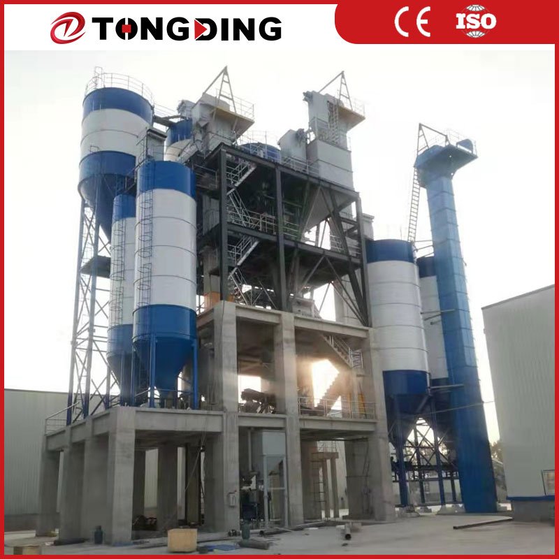 Granule Ribbon Mixer Custom Twin Shaft Mixer Automatic Dry Mortar Production Line Adhesive Manufacturing Plant