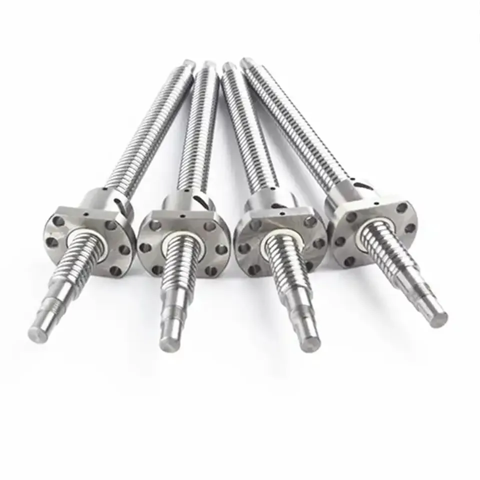 SSR1205-100mm 1205 Ball Screw Linear Motion Guide Precision Grinding Ball Screw Rod With Nut For 3d Printer