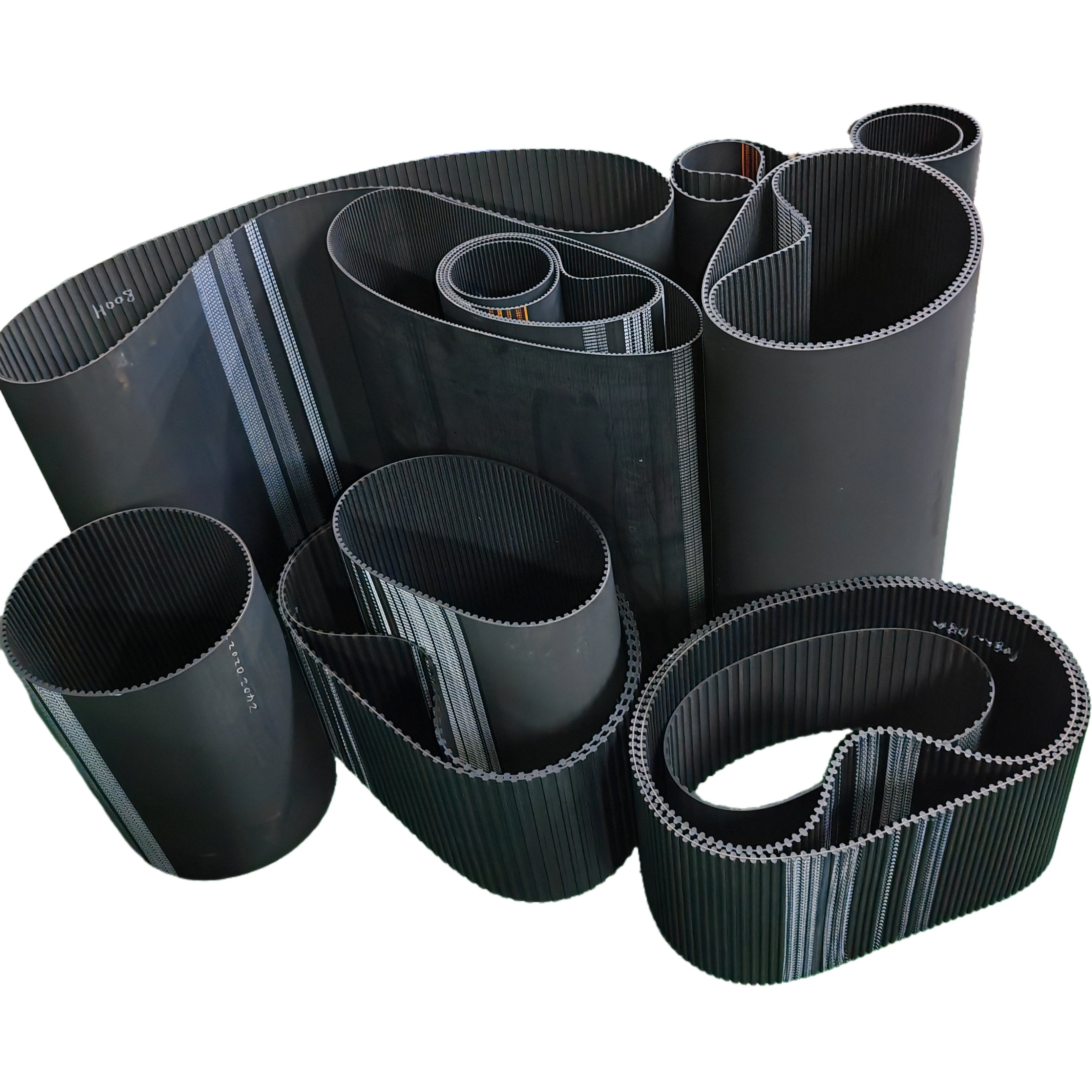 Double sided MITSUBOSHI timing belt D8M-744-20 PU Synchronous belt for Pre spinning and post spinning in the textile industry