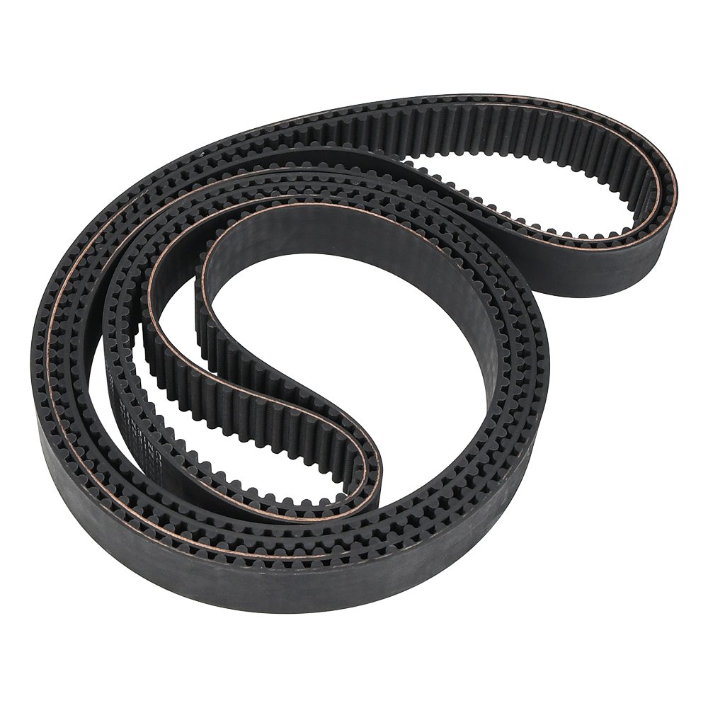Power transmission drive belt neoprene HTD STD RTD curved teeth rubber industrial timing belt