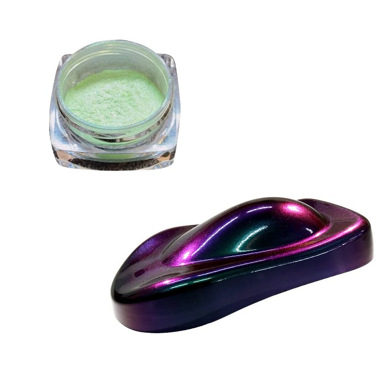 JCL018# Green - Purplish Red Chameleon Car Paint Automotive Repair Coating Acrylic Car Refinish Paint Medium Solid System