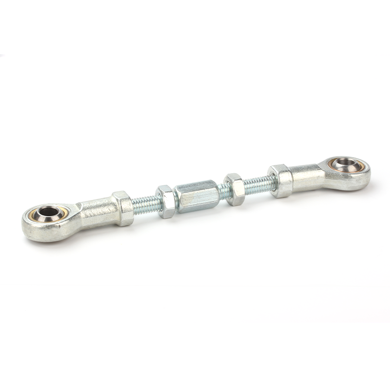 Customized Carbon Steel Zinc Plated Reversible screw rod fisheye rod end joint bearing connection rod