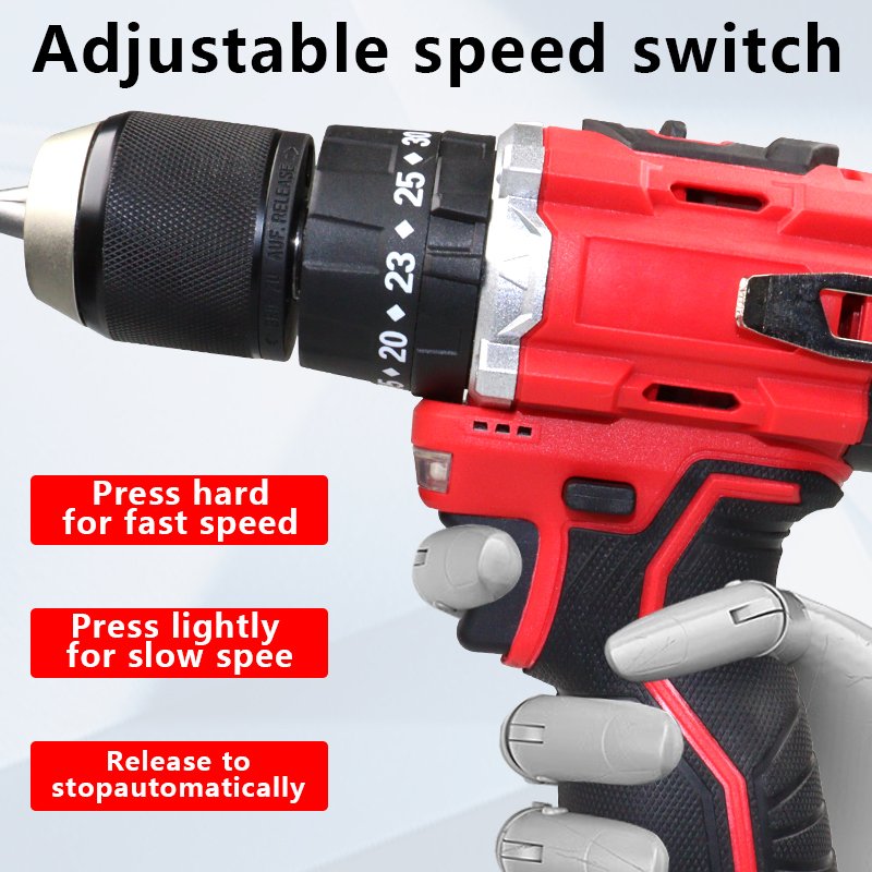 16.8v power drill Bare machine without accessories and lithium battery and chatger for household
