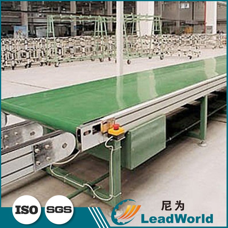 Leadworld Automatic Assembly Line Flat Belt Conveyor System Multipurpose Conveying Solution New Condition