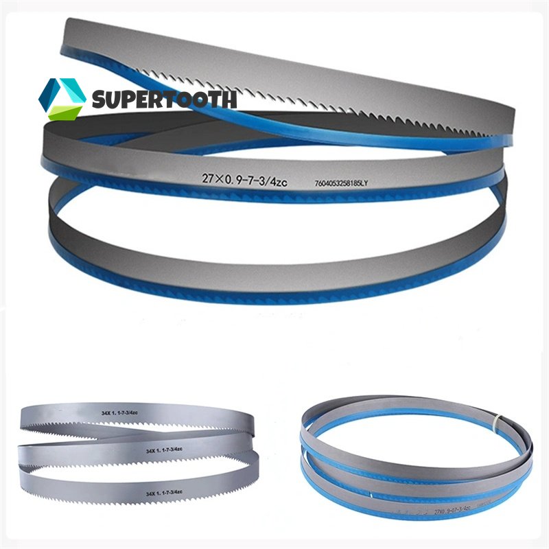 Stainless Steel Tube Pipe Cutting Bi-Metal Band Saw Blade OEM Customizable TCT Tooth Material Metals Processing Band Saw Machine