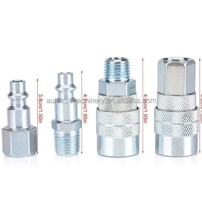 Quick Fitting Set 1/4 "NPT Male/Female Connector Kit air Hose Fitting