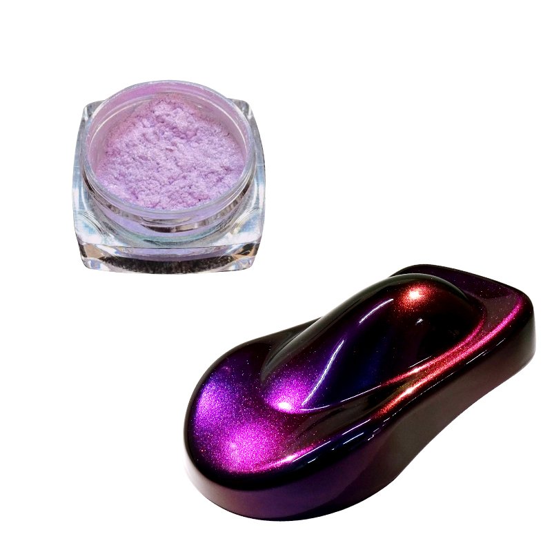 JCL009# Auto Body Coating Chameleon Paint Changing Color Dark Green - Purple Polyurethane Acrylic Car Refinish Paint