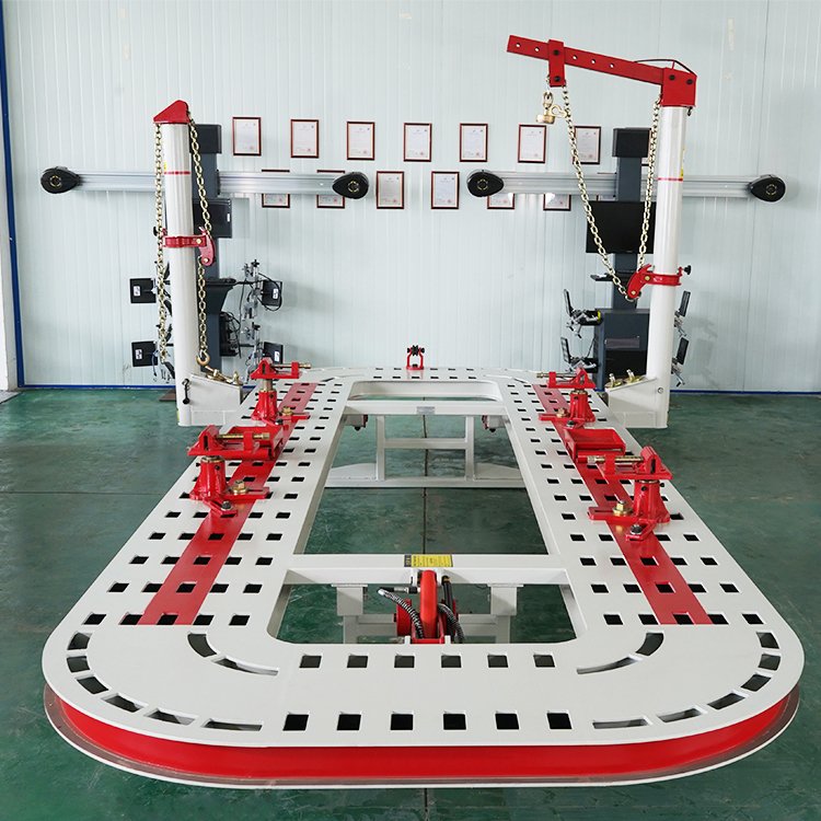 Sunmo Auto Collision Repair Pulling Machine Frame Puller Auto Body Repair Bench for Car Shop