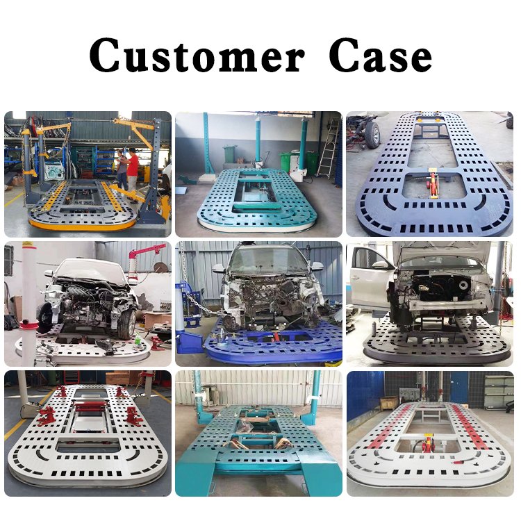 Sunmo Auto Collision Repair Pulling Machine Frame Puller Auto Body Repair Bench for Car Shop