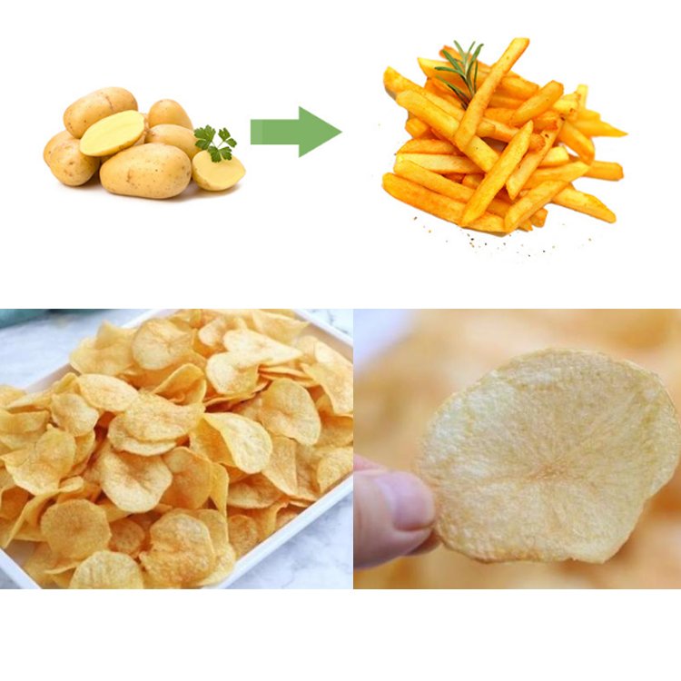 Crisp Chips Making Machine Fully Automatic Potato Chips Machine Production Line for Sale French Fries/potato Chips Low Cost