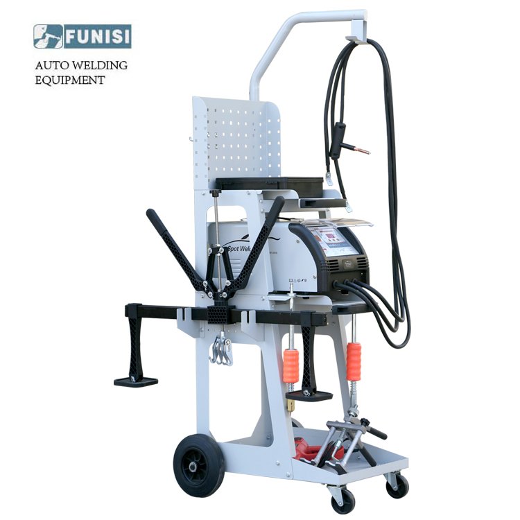 FUNISI Aluminum Spot Welding Tools Equipment Bumper Automotive Dent Puller Machine Spotter Auto Collision Repair