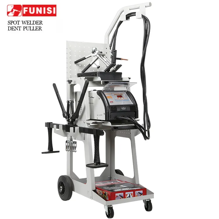 FUNISI Aluminum Spot Welding Tools Equipment Bumper Automotive Dent Puller Machine Spotter Auto Collision Repair