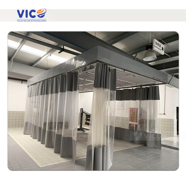 Vico Car Polishing Room Auto Body Masking Booth Vehicle Refurbishment Prep Station #VPS10 Body Shop Repair Equipment