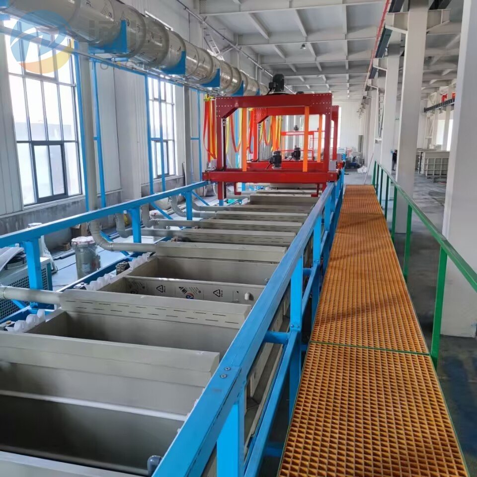 Electroplating Line Automatic Barrel Type Electroplating Plant Copper Plating Machine