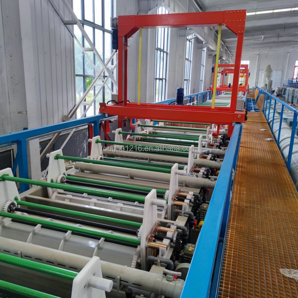 Electroplating Line Automatic Barrel Type Electroplating Plant Copper Plating Machine