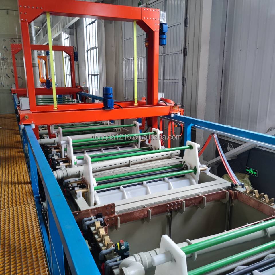 Electroplating Line Automatic Barrel Type Electroplating Plant Copper Plating Machine