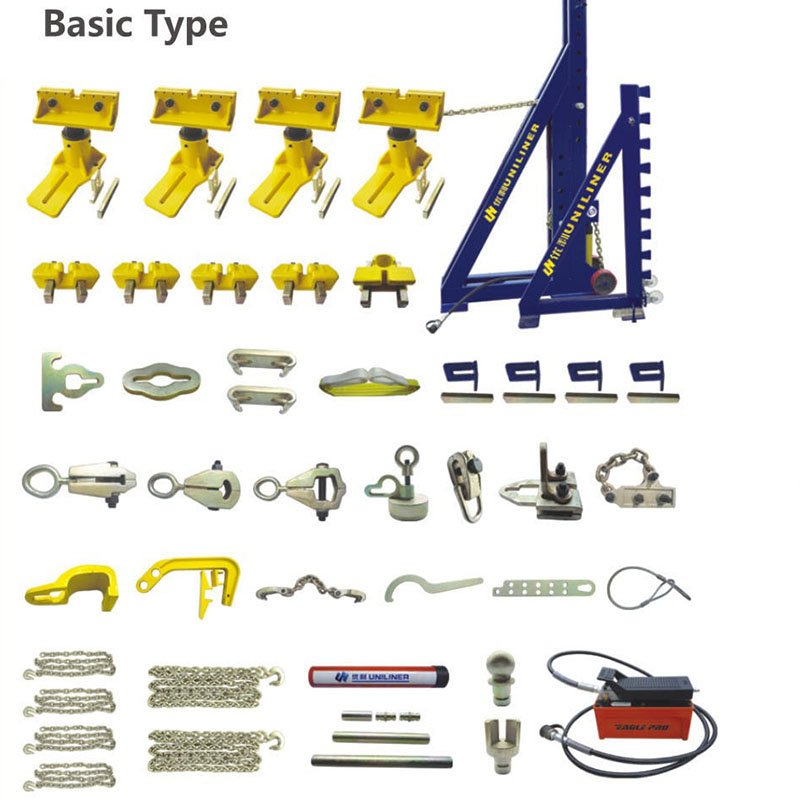 Body Repair Equipment/car Repair Bench Underground Frame Rail with Dent Puller UL-L133B Straightening Floor Frame Machine