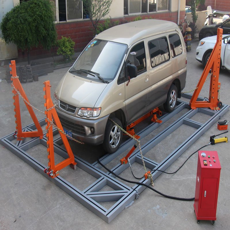 Body Repair Equipment/car Repair Bench Underground Frame Rail with Dent Puller UL-L133B Straightening Floor Frame Machine