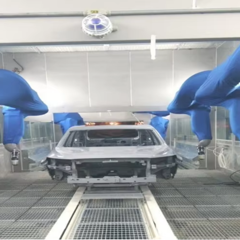 Economical Custom Design IBC Ton Barrel Production Line Automatic Welding Line, Komplettsatz Halbautomatische Line for Car