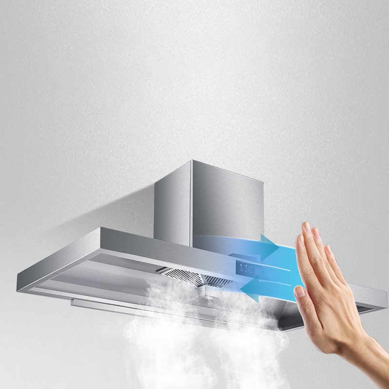 Commercial Range Hood Double Motor Large Suction Strong Smoking Machine Customized