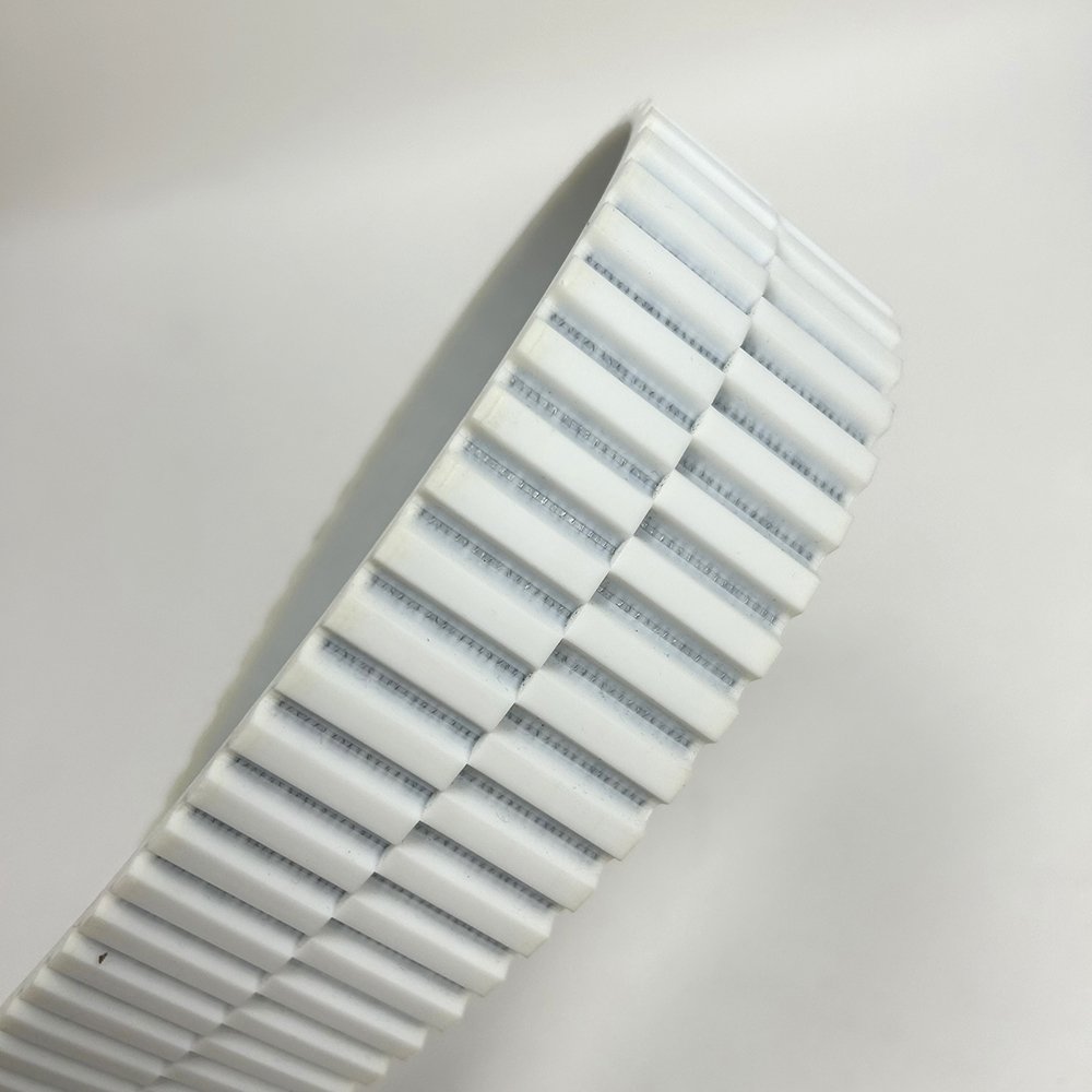 Jinxi factory customized single-side stagger tooth AT10 pu timing belt for machine