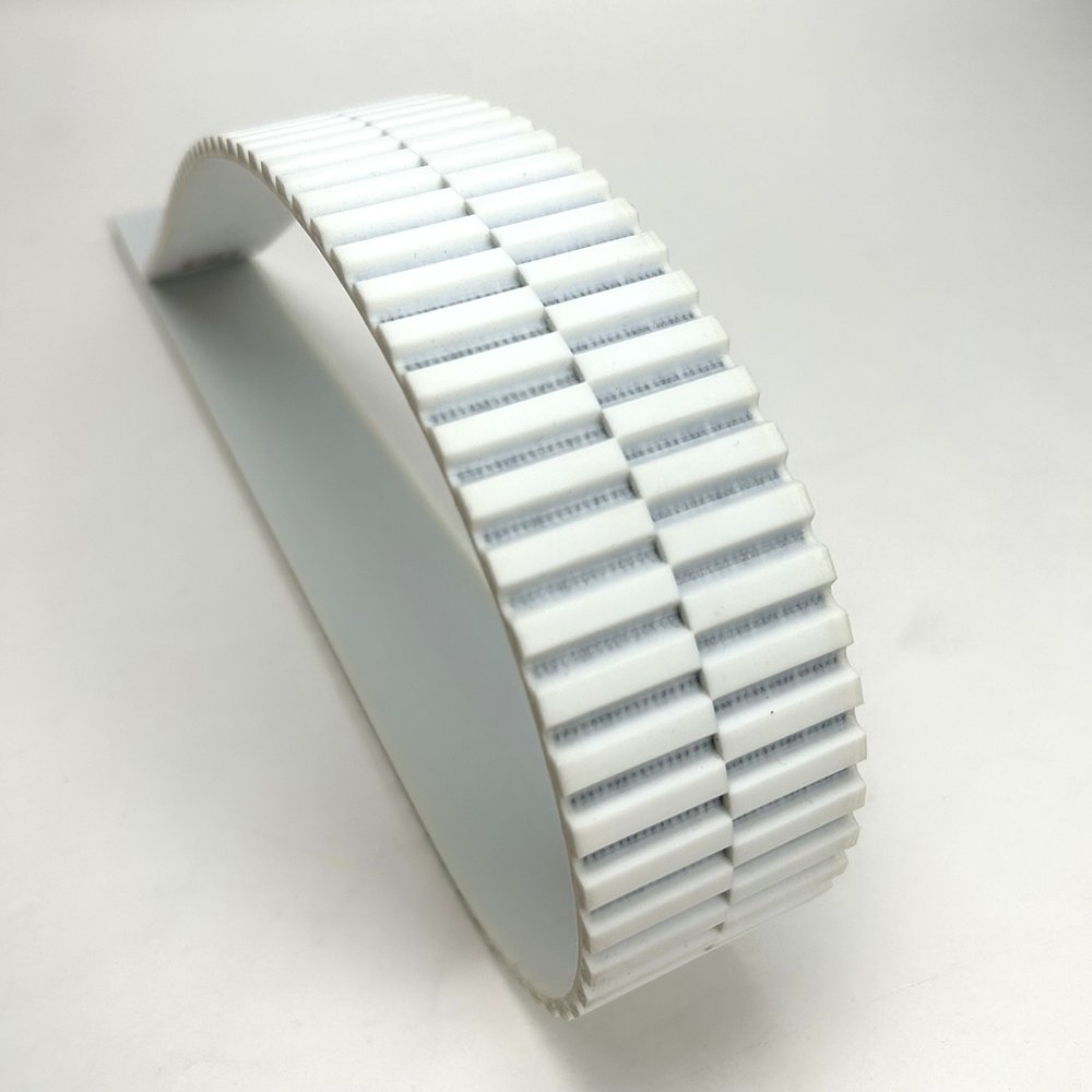 Jinxi factory customized single-side stagger tooth AT10 pu timing belt for machine