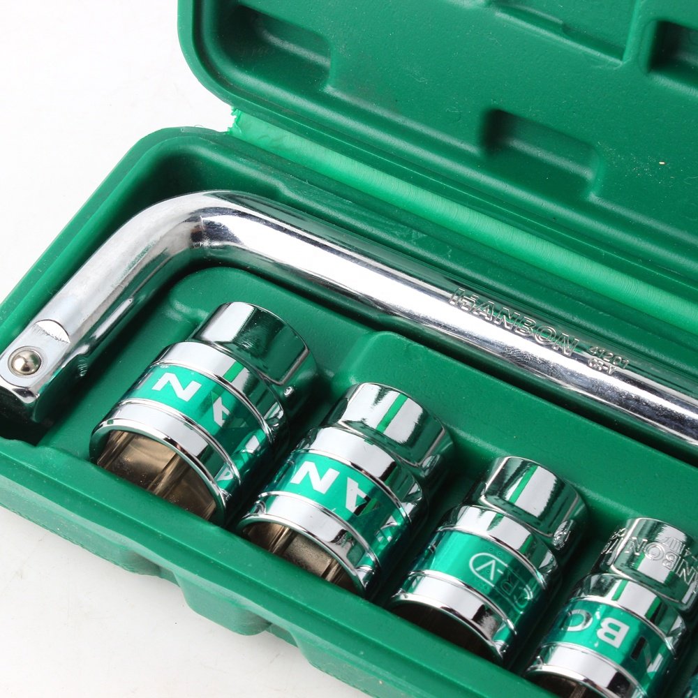 1/4'' Drive 10Pcs Comprehensive Sockets Hand Tool Set