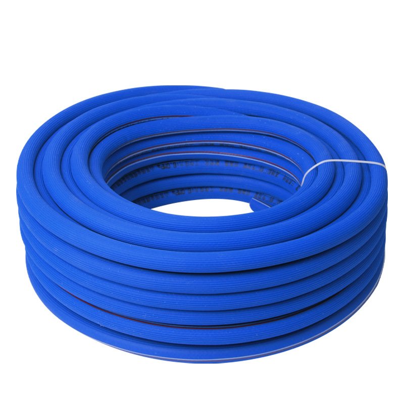 Black PVC High-Pressure Industrial Gas Hose Oil Welding Braided Rubber Oxygen-Acetylene Air Gun Pipe Smooth Cutting Available