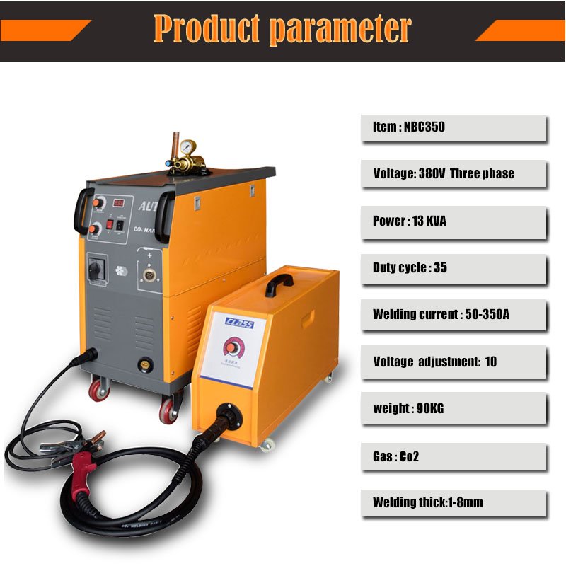350A Mig Co2 protection Welders With Split case for Iron Car Body Repair