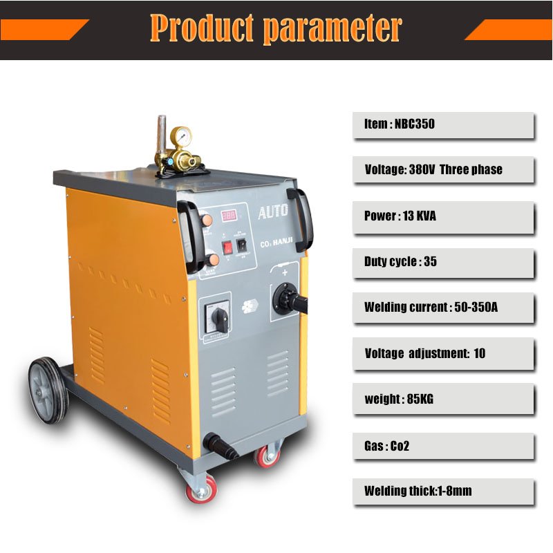 350A Mig Co2 protection Welders With Split case for Iron Car Body Repair