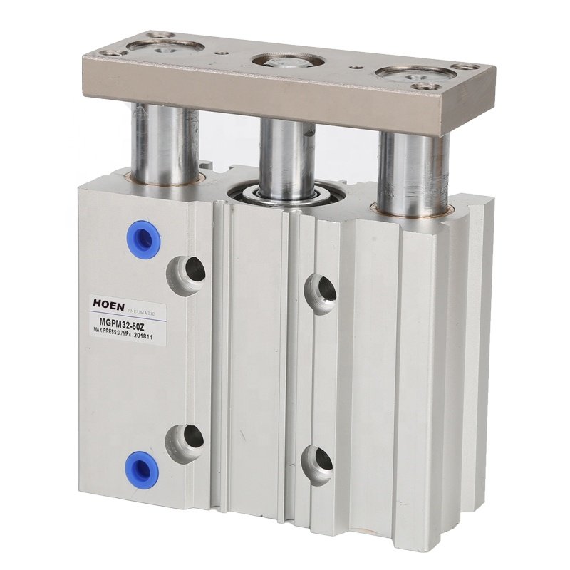 SMC Compact MGPM Series 3 Rod Pneumatic Air Guide Cylinder