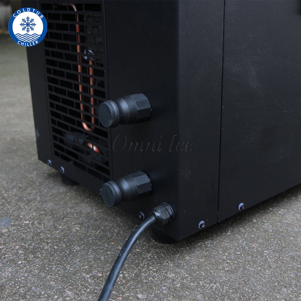 Hot Tub Spa Tub 1hp Cooling Capability Cold Plunge Chiller Ice Bath Chiller Equipment 220V Motor Pump R32 Core Cold Plunge