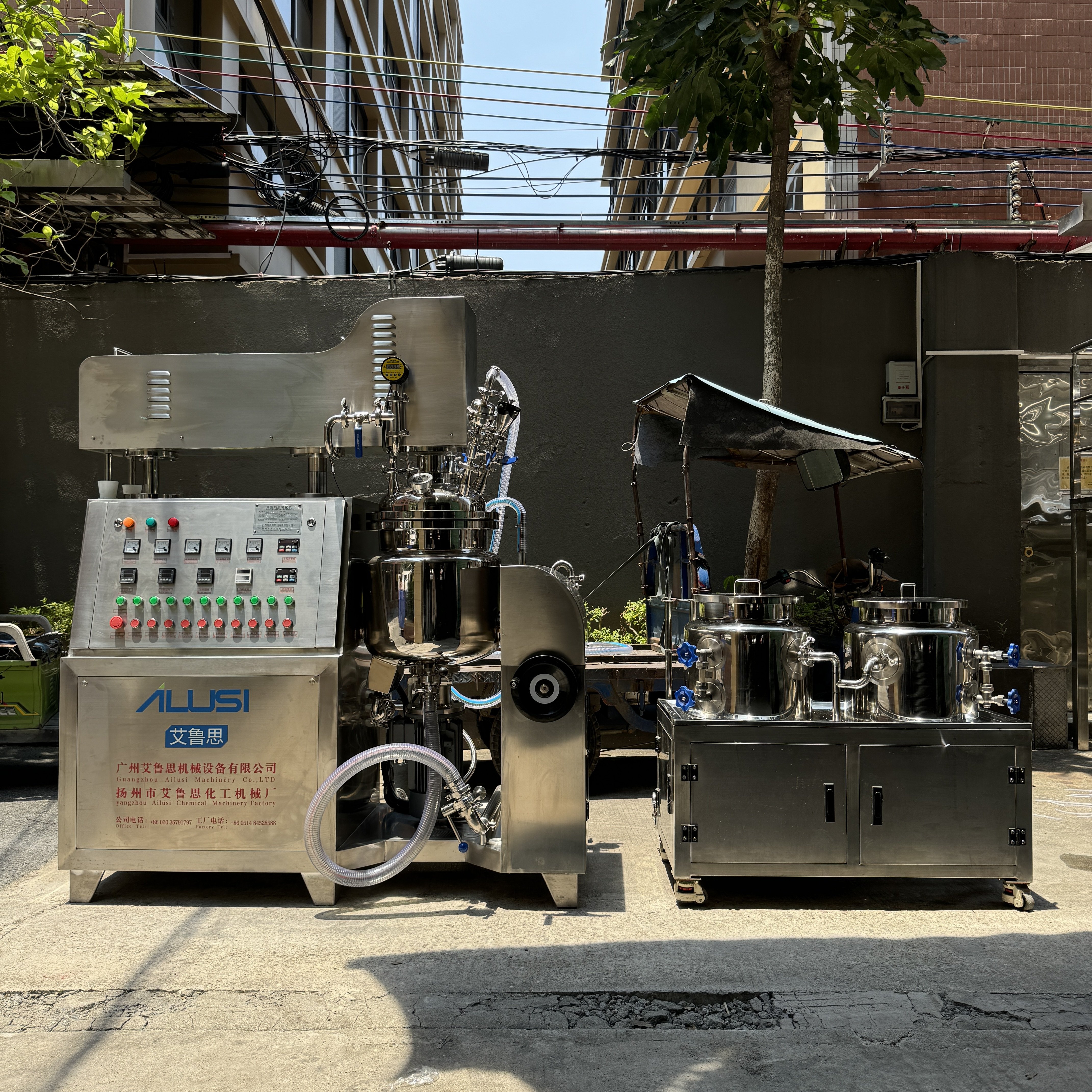 30L Fully Auto Small Capacity Cosmetic Cream Emulsifying Mixing Machine Vacuum Homogenizer Making Equipment