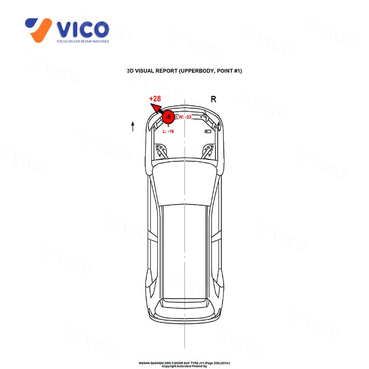 Finland Import Electronic Measuring System Auto Repair Tools EzCalipre Auto Measuring Tool