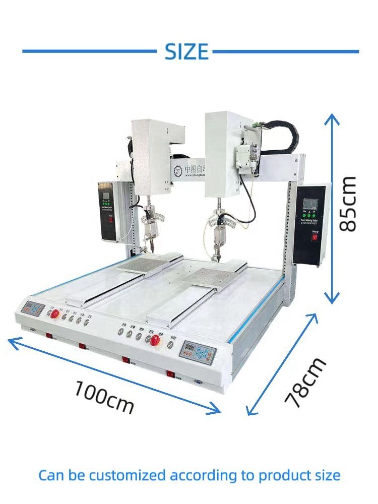 Double Platform Desktop Robot Welding China Automatic Soldering Robot Welding Machine Wire Robot Programable