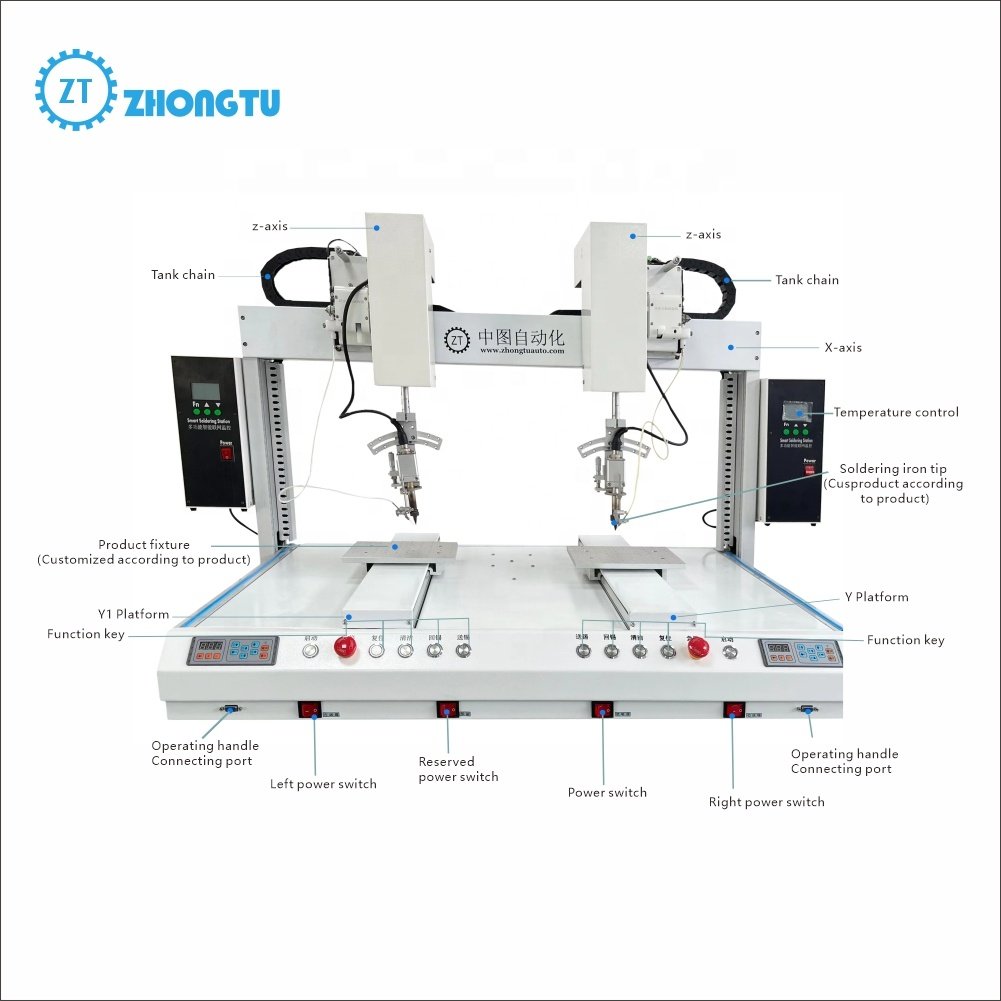 Double Platform Desktop Robot Welding China Automatic Soldering Robot Welding Machine Wire Robot Programable