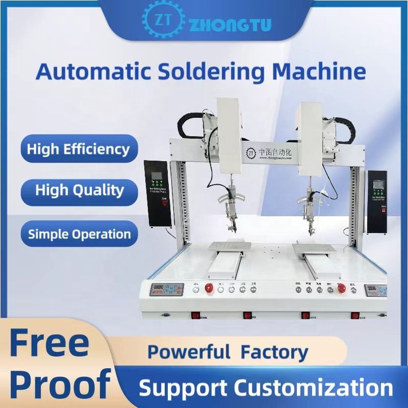 Double Platform Desktop Robot Welding China Automatic Soldering Robot Welding Machine Wire Robot Programable
