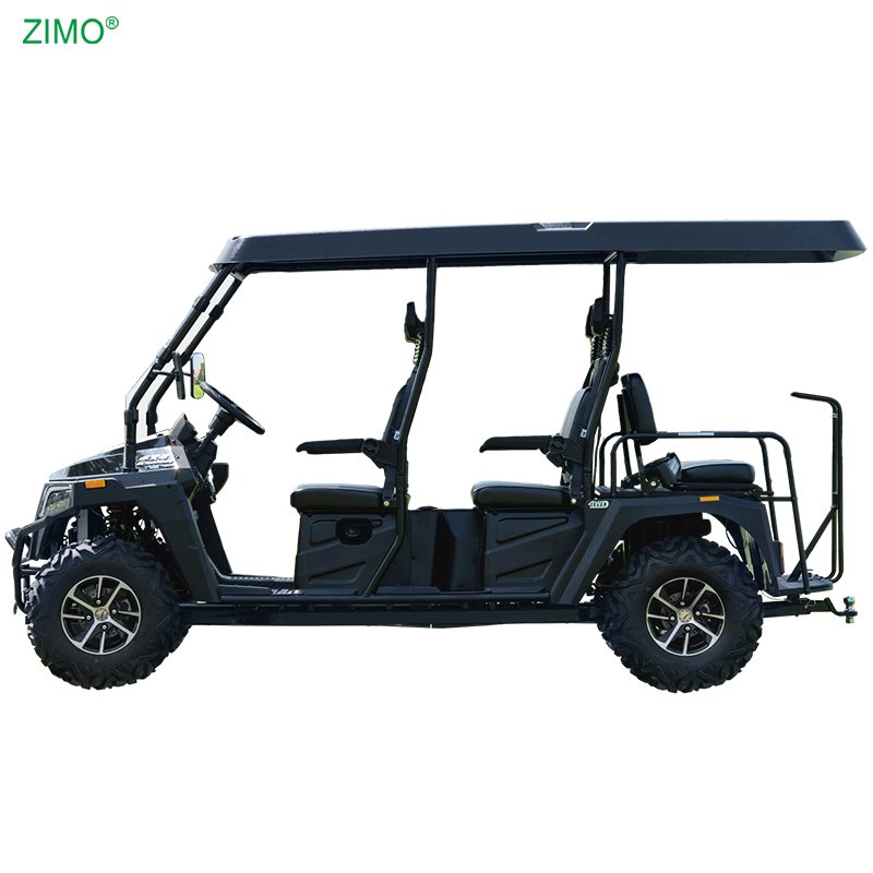 2024 New Gasoline Powered Golf Car Buggy 6 Seater Electric Start Off Road 4x4 Golf Cart for Sale