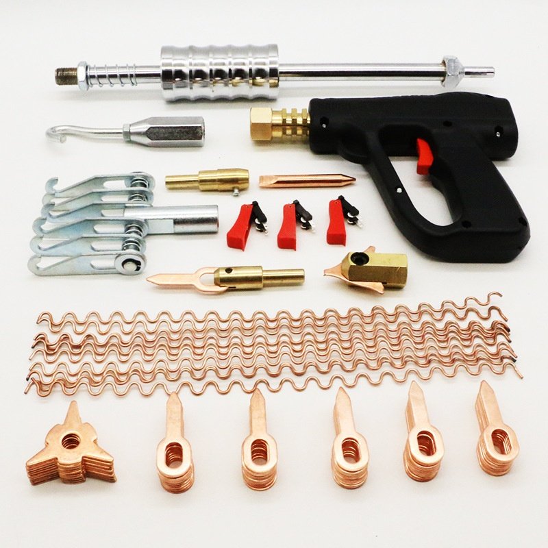 Automotive Sheet Metal Body Repair Equipment Shaping Machine Meson Repair Machine Welding Gun Triangular Piece Hammer Locking