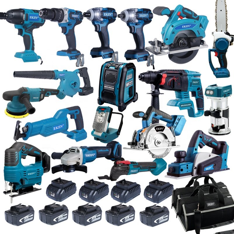 EKIIV power drill tools combo kit cordless combo 20-v max lithium ion cordless combos kits